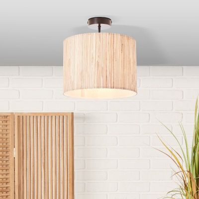 Rustik loftlampe beige, Wenda