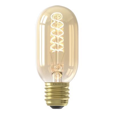 Dimmbare Calex E27 LED rørpære rav, 5,5W, 2100K