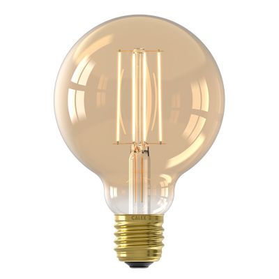 Dimmbare Calex E27 filament pære rav, 4,5W, 2100K