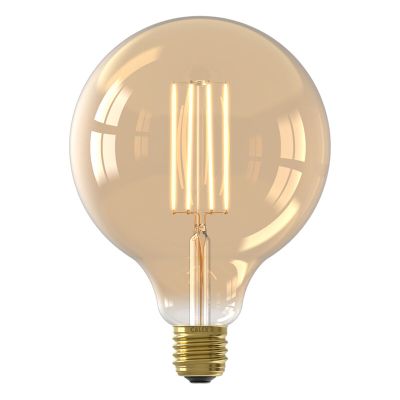 Dimmbare Calex E27 filament pære rav, 4,5W, 2100K