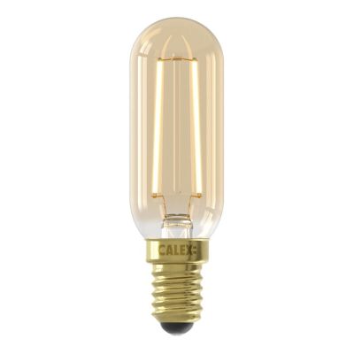 Dimmbare Calex E14 LED rørpære rav, 3,5W, 2100K