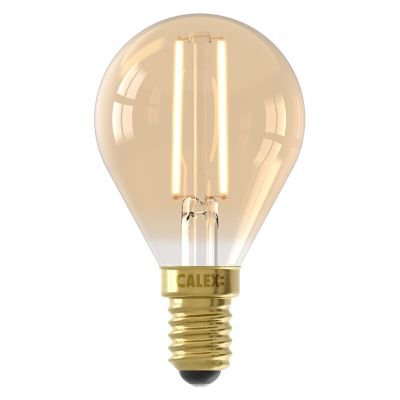 Dimmbare Calex E14 filament pære rav, 3,5W, 2100K