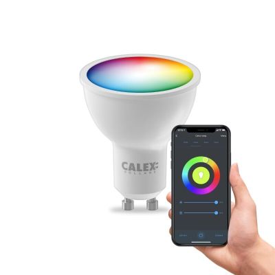 Calex LED WiFi pære GU10 4,9W, RGBW