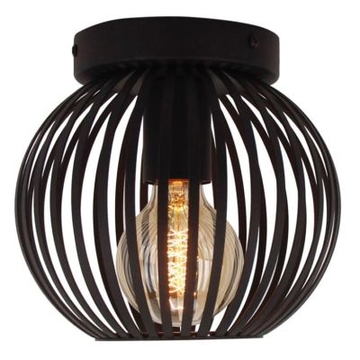 Industri loftlampe sort, Lieve