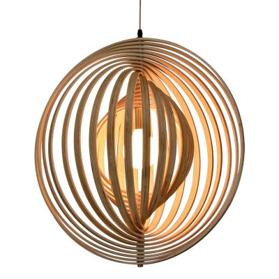 Rustik pendler lampe træ, Chislaine