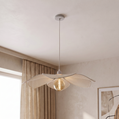 Industri pendler lampe hvid, Calvin