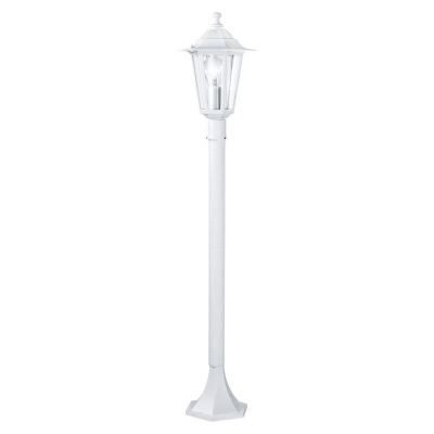Hvid klassisk udendørslampe aluminium, Alieke, IP44