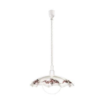 Hvid klassisk pendler lampe glas, Kaj