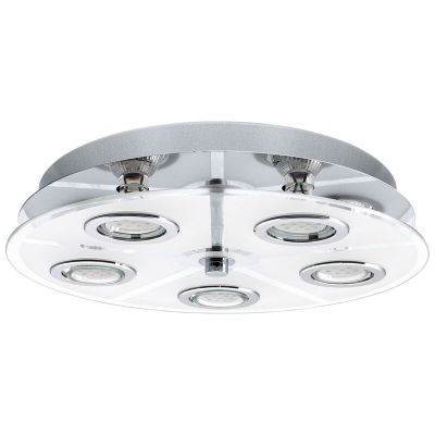 Krom modern plafond glas, Lusie