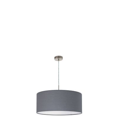 Grå modern pendler lampe stof, Abano