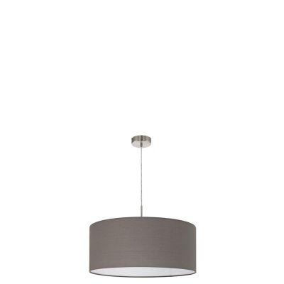 Antracit modern pendler lampe stof, Abano