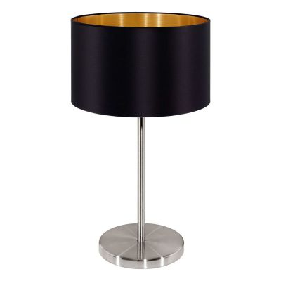 Guld modern bordlampe stof, Terme, med brytare