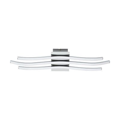 Krom modern loftlampe plast, Therese, 26W, 3000K LED