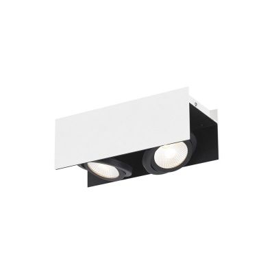 Hvid design loftlampe aluminium, Patrik, 5W, 3000K LED