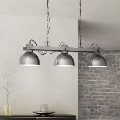 Krom industri pendler lampe metal, Elmira