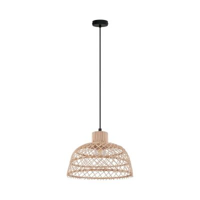 Rustik pendler lampe træ, Alida