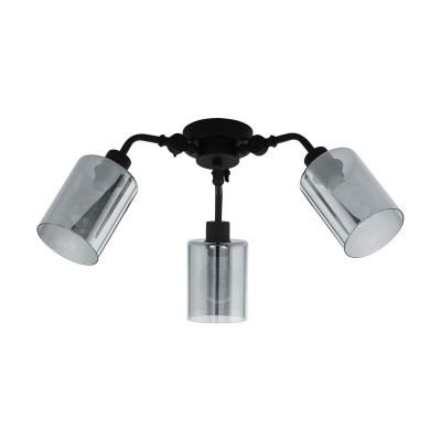 Sort modern plafond stål, Paola