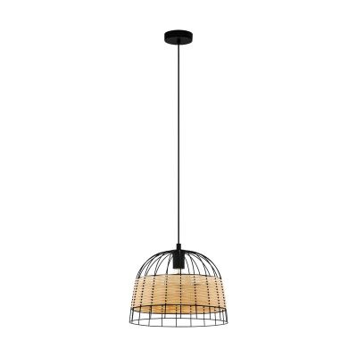 Rattan pendler lampe brun, Guillaume