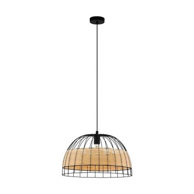 Rattan pendler lampe brun, Guillaume