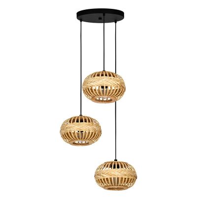 Brun rustik pendler lampe metal, Firenze