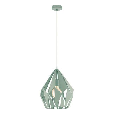Grøn design pendler lampe metal, Acri