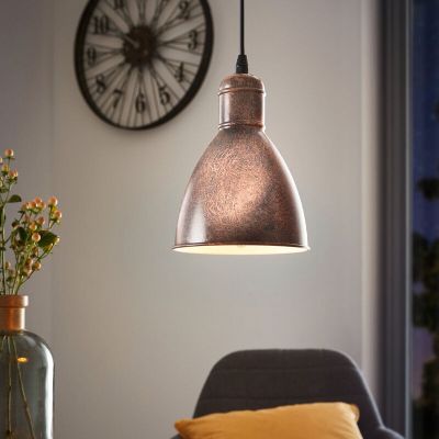 Kobber rustik pendler lampe metal, Lavinio