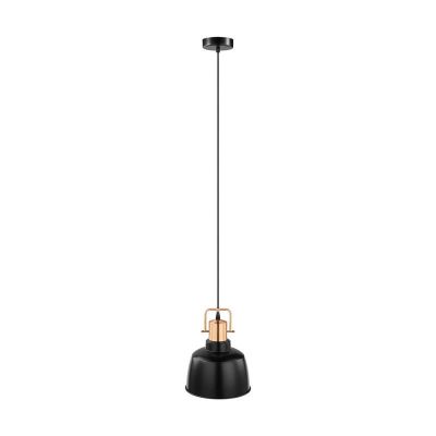 Sort retro pendler lampe metal, Aditya