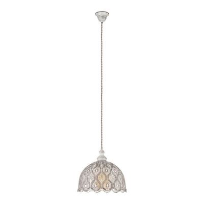 Hvid orientalsk pendler lampe stål, Abdelrahman