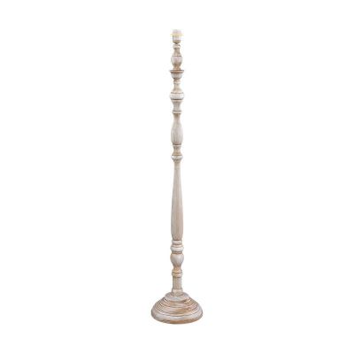 Træ gulv lampe hvid, Ayden, med brytare