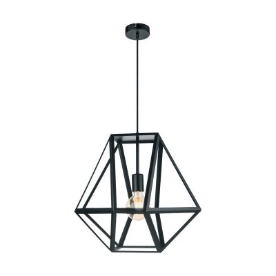 Sort industri pendler lampe metal, Agnita