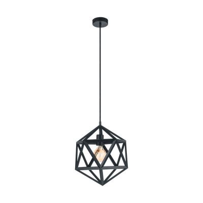 Sort industri pendel lampe spisebord metal, Agnita