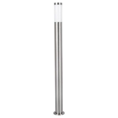 Sølv udendørslampe plast, Carlein, IP44