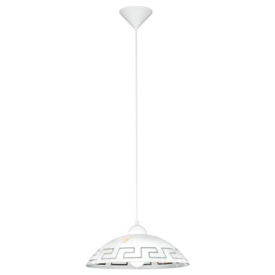 Hvid design pendler lampe glas, Kaj