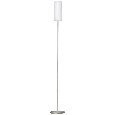 Nikkel gulv lampe glas, Ciuda, med brytare
