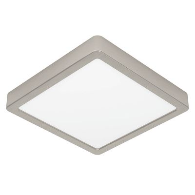 Nikkel plafond plast, Geraldo, 17W, 3000K LED