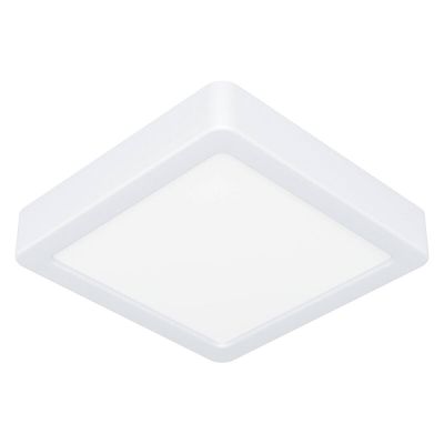 Hvid loftlampe badeværelse plast, Geraldo, 11W, 3000K LED, IP44