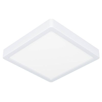 Hvid loftlampe badeværelse plast, Geraldo, 17W, 3000K LED, IP44