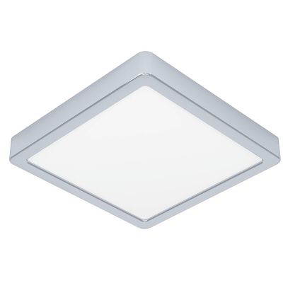 Krom loftlampe badeværelse plast, Geraldo, 17W, 3000K LED, IP44