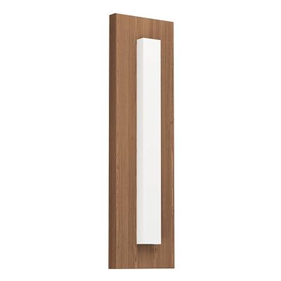 Brun modern udendørslampe aluminium, Bernardo, 7W, 3000K LED, IP44