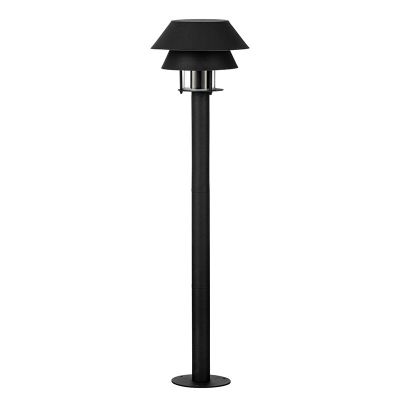 Sort udendørslampe stål, Cindy, IP65