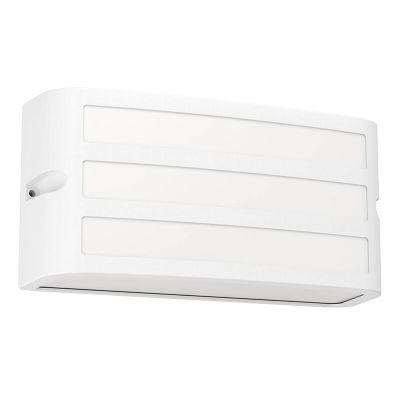 Hvid udendørslampe plast, Cesar, IP54