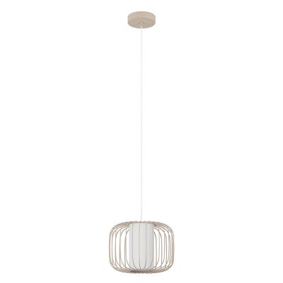 Beige industri pendler lampe aluminium, Safira