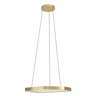 Guld design pendler lampe aluminium, Samson, 25,2W, 3000K LED