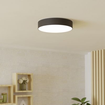 Sort modern smart loftlampe plast, Germen, 15W, RGBW LED, med fjärrkontroll