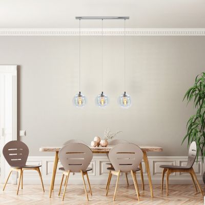 Gennemsigtig modern pendler lampe glas, Achek