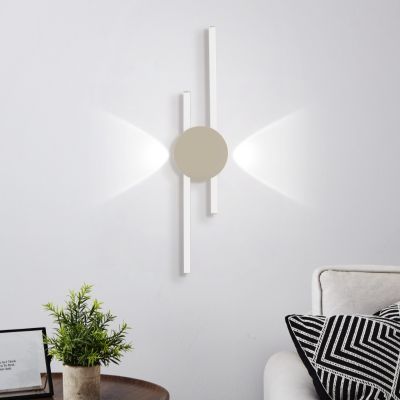 Brun design væglampe aluminium, Vixa, 20W, 3000K LED