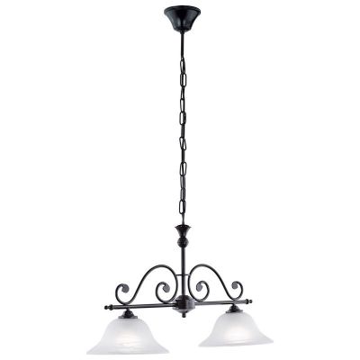 Hvid klassisk pendler lampe glas, Tesse