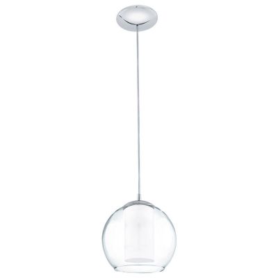 Krom design pendler lampe glas, Silvijn