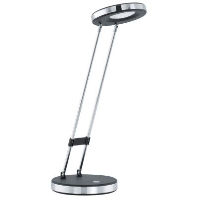 Sort modern skrivebordslampe plast, Arie, 3W, 3000K LED, med brytare