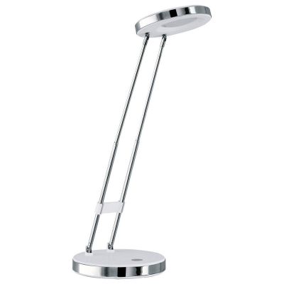 Hvid modern skrivebordslampe plast, Arie, 3W, 3000K LED, med brytare